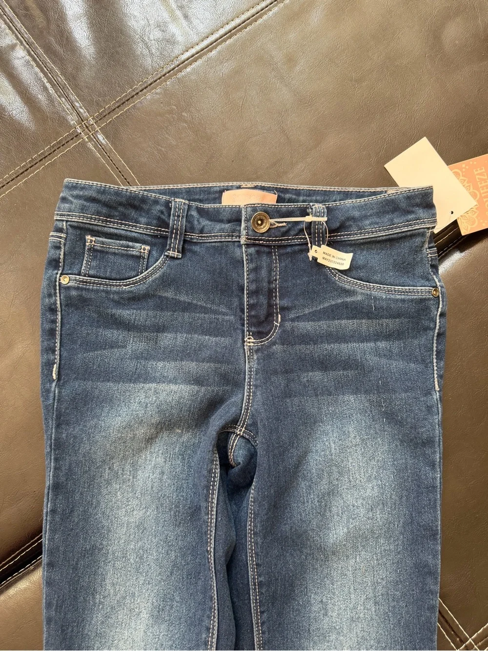 Squeeze - Girl’s Medium Blue Stretch Skinny Jeans